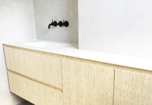 Custom bathroom cabinet